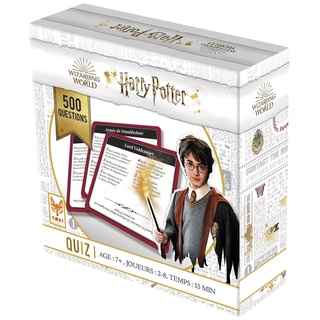 TOPI GAMES Harry Potter – Quiz 500 – Gesellschaftsspiel – Kartenspiel – Familie – ab 7 Jahren – 2 bis 8 Spieler – HP-QU5-MI-108901 – französische Version