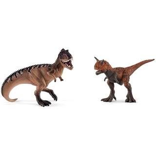 SCHLEICH 15010 Dinosaurs Giganotosaurus & 14586 Carnotaurus, für Kinder ab 5-12 Jahren, Dinosaurs - Spielfigur