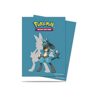 65 AMIGO Sammelkarten-Hüllen Pokémon Lucario farbsortiert glatt