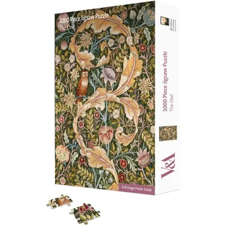 Puzzle - Die Eule: Unser faszinierendes, hochwertiges 1.000-teiliges Puzzle (68 x 48,5 cm) in Stabiler Kartonverpackung