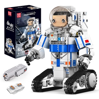 Mould King 13136 STEM Astronaut Roboter Kinder Programmierbar and Ferngesteuerter, APP Technik Roboter Bausatz Geschenk für Kinder ab 8 Jahren+ für Jungen