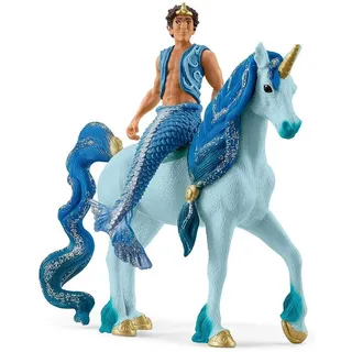 Schleich® Spielfigur Schleich 70718 - Bayala - Spielfiguren-Set, Aryon auf Einhorn bunt