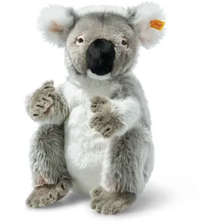 Steiff Kuscheltier Colo Koala, Süßes Stofftier mit Kunststoffaugen, Kinder, Jungen & Mädchen, Plüschtier 29 cm, Dunkelgrau, 067693