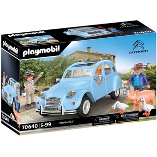 Konstruktions-Spielset PLAYMOBIL "Citroën 2CV (70640)" Spielbausteine blau Kinder Altersempfehlung
