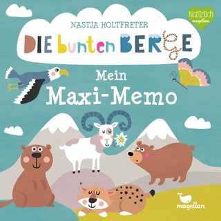 Magellan Verlag - Memospiel MEIN MAXI-MEMO - DIE BUNTEN BERGE  16-teilig