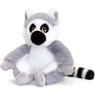 azzesso Kuscheltier Lemur (1-St., 18 cm), flauschiges Stofftier, Grau, Plüsch grau