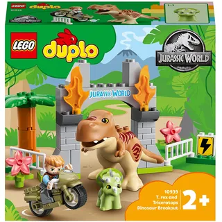 LEGO 10939 DUPLO Jurassic World Ausbruch des T. rex und Triceratops