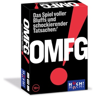 Huch 882042 - OMFG - Kartenspiel, für 3-8 Spieler, ab 18 Jahren (DE-Ausgabe) (Deutsch)