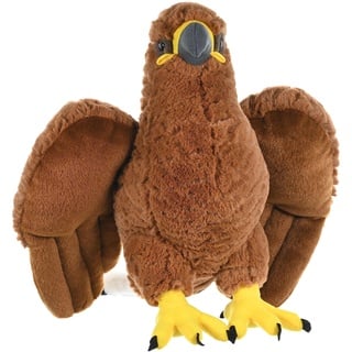 Wild Republic Cuddlekins Goldener Adler, Stofftier, Baby-Geschenk für Mädchen und Jungen, Kinder Plüschtier, Kuscheltier Für Babys, Spielzeug aus Recyclingmaterial, 30 cm