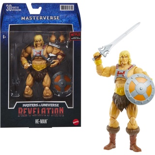 Masters of the Universe Masterverse Revelation He-Man Action Figure, 7-in MOTU Battle Figure for Storytelling Play, Gift Age 6+ And Adult Collectors, GYV09