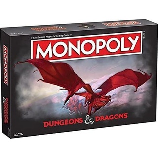 Winning Moves Monopoly - Dungeons Dragons Board Game for 2-6 Players Ages 9+ (Wm02022-En1)