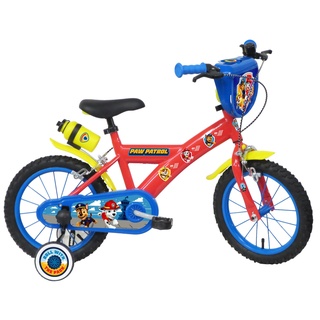 Paw Patrol Babys (Jungen) Fahrrad, Rot, Blau, Gelb, 14 pollici