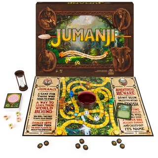Spin Master Games Jumanji: Das Spiel, klassischen Abenteuer-Brettspiels für Kinder und Familien