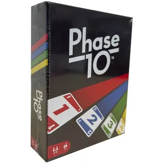 Mattel® Spiel Phase10 Kartenspiel Gesellschaftsspiel Kartenlegespiel, Phase 10 Karten-Legespiel Spielkarten