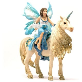 Schleich® Spielfigur Schleich 42508 - Bayala - Eyelas Ausritt auf Goldeinhorn bunt