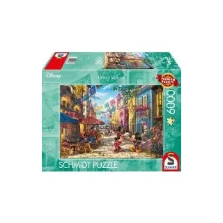 Disney - Mickey & Minnie in Mexico, 6000 Teile - Puzzle