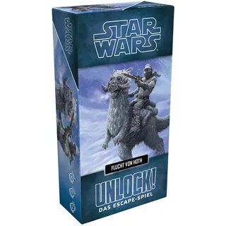 Asmodee Unlock! Star Wars: Flucht von Hoth, Kartenspiel, Kartenaustausch, 10 Jah