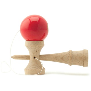 PRECORN Spiel, »Kendama Geschicklichkeitsspiel mit Kugel Holzspielzeug Holz-Kugelfangspiel japanisches Geschicklichkeitsspiel Spielzeug« rot