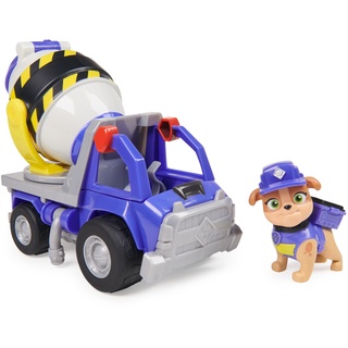Rubble & Crew 6066540 s Zementmischer Rubble and Crew, Mix's Cement Mixer Spielzeug mit Gelenkfigur und beweglichem Bauspielzeug, für Kinder ab 3 Jahren