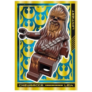Blue Ocean Sammelkarte Lego Star Wars Karten Trading Cards Serie 4 - Die Macht Sammelkarten, Lego Star Wars Serie 4 - LE14 Gold Karte