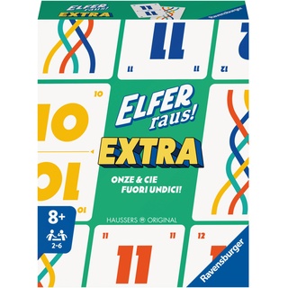 Ravensburger Verlag - Ravensburger 20946 - Elfer raus! Extra, Kartenspiel für 2-6 Spieler, Klassiker ab 8 Jahren, Extra Edition