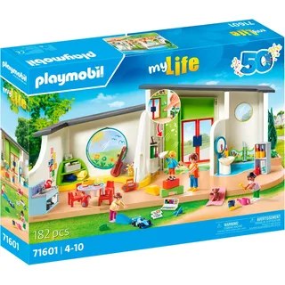 Playmobil® KiTa 'Regenbogen' (71601), My Life, 50 Jahre Konstruktions-Spielset, (182 St), Made in Europe bunt