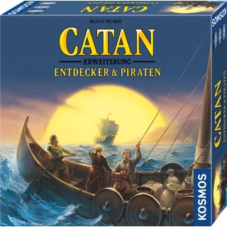 KOSMOS 682750 CATAN - Entdecker & Piraten, Erweiterung zu CATAN - Das Spiel, Familienspiel für 3-4 Personen ab 12 Jahre, Strategiespiel, Brettspiel, Siedler von Catan