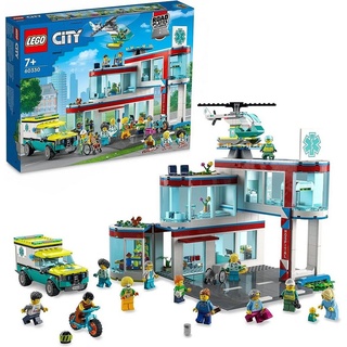 LEGO® Konstruktions-Spielset City - Krankenhaus (60330) inkl. Straßenplatten, (816 St)