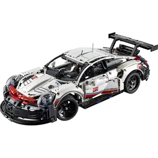 LEGO Technic Porsche 911 RSR, Rennauto Bausatz für Fortgeschrittene, exklusives Sammlerstück 42096 - Beige