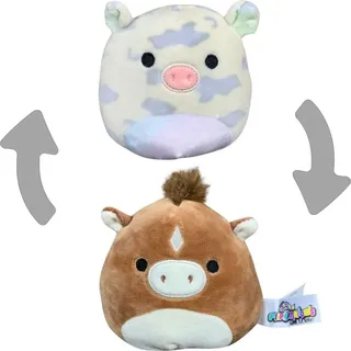 Squishmallows - Flip-A-Mallows 12 cm (5") - 2 in 1 Harry das Pferd & Rosie das Schwein Kuscheltier Plüschtier Wendetier