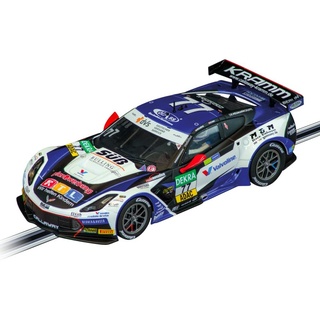 Carrera Evolution - 20027739 I Chevrolet Corvette C7 GT3-R Callaway Competition No.77 I Maßstab 1:32 I Slotcar Racing mit Front & Rücklichtern I Perfekt für Autorennbahn Liebhaber & Motorsportfans