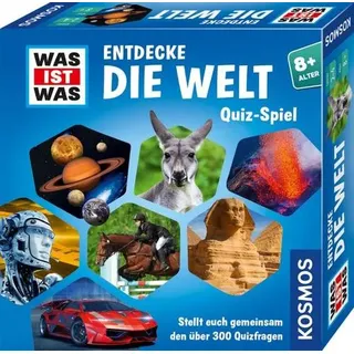 Kosmos WAS IST WAS - Entdecke die Welt Quiz-Spiel, Brettspiel, Reisen/Abenteuer, 8 Jahr(e)