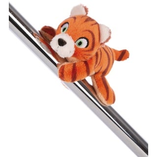 NICI 49784 MagNICI Tiger Mandarina 12cm orange-Nachhaltiges Kuscheltier mit Magnet – Magnettier für Kühlschrank, Tafel, Metall & vieles mehr