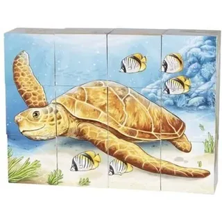 GOKI 57418 Würfelpuzzle Australische Tiere