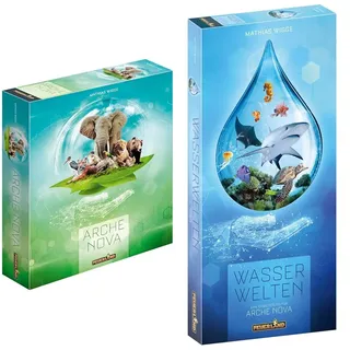 Feuerland Spiele 31012 Arche Nova, Ab 14 Jahren, Large & 31029 Arche Nova: Wasserwelten