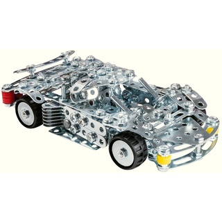 Eitech Modellbausatz Metallbaukasten - Speed Racer Modell 3, 435 Bauteile silberfarben