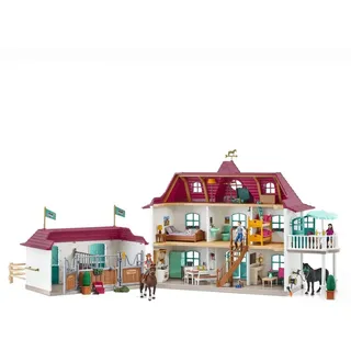 Schleich® Spielfigur Schleich Horse Club Lakeside Pferdehof, Spielfigur bunt