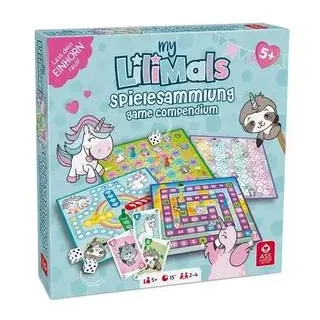 myLilimals - Spielesammlung, für 2-4 Spieler, ab 5 Jahren (DE/EN/FR/IT-Ausgabe)