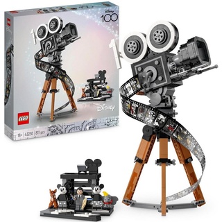 LEGO® Konstruktionsspielsteine Kamera – Hommage an Walt Disney (43230), LEGO® Disney, (811 St), Made in Europe bunt