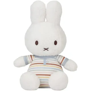 Miffy Vintage Sunny Stripes Cuddly Toy 25cm - Weiß