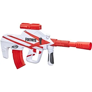 Nerf Fortnite B-AR motorisierter Dart-Blaster, Fortnite Konvergenz-Lackierung, 10-Dart Blaster, 10-Dart Magazin, 10 Darts