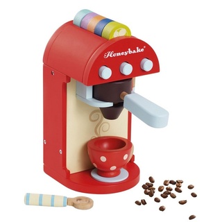 Le Toy Van Kinder-Kaffeemaschine Cafe Maschine rot
