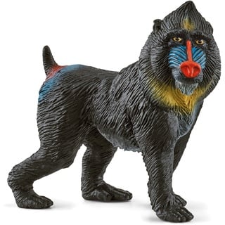 schleich 14856 Mandrill, für Kinder ab 3+ Jahren, WILD LIFE - Spielfigur