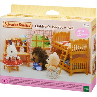 Sylvanian Families 5338 Landhaus Kinderzimmer mit Stockbett - Puppenhaus Einrichtung Möbel