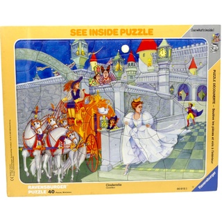 Ravensburger Puzzle Cinderella 066155 40 Teile Kinder Rahmenpuzzle 37 x 29 cm...