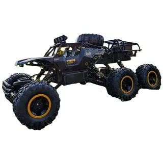 BruKa RC-Auto Robuster Geländewagen GEPARD mit LED-Scheinwerfern, Ferngesteuertes Auto mit 4x4 Allradantrieb, 52cm