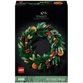 LEGO Icons 10340 Weihnachtskranz