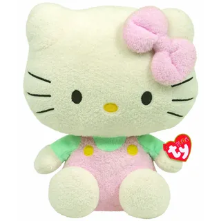 TY 32148 - Hello Kitty Pluffie-Overall rosa/mint
