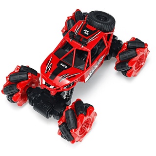 1:16 Kinder Spielzeug Auto Lkw Gelndewagen 4WD Fernbedienung Geste Sensor Rot Double Remote Control Car