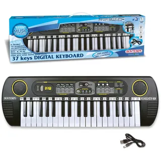 Bontempi Bontempi123780 Elektronik-Keyboard, Mehrfarben, 54.6 x 5.1 x 17 cm